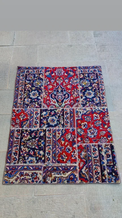 ذرع نیم چهل تیکه / فرش کاشان کد49120