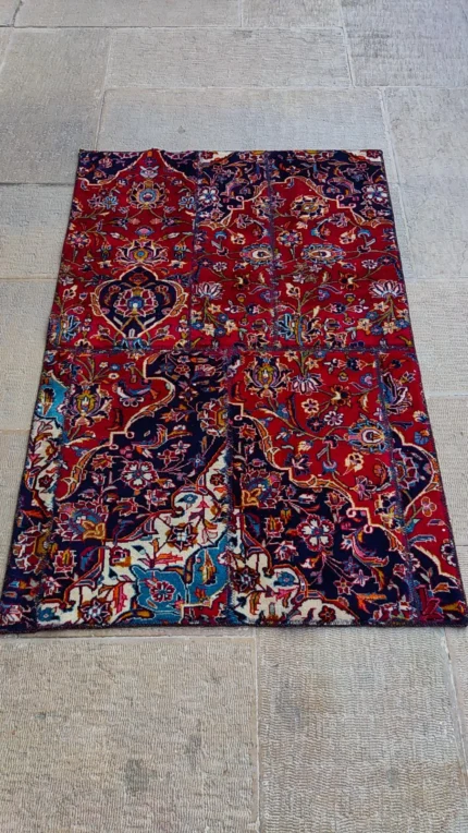 ذرع نیم چهل تیکه / فرش کاشان کد 49143